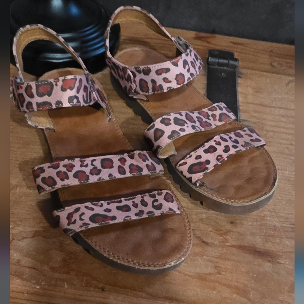 Leopard Print Sandals